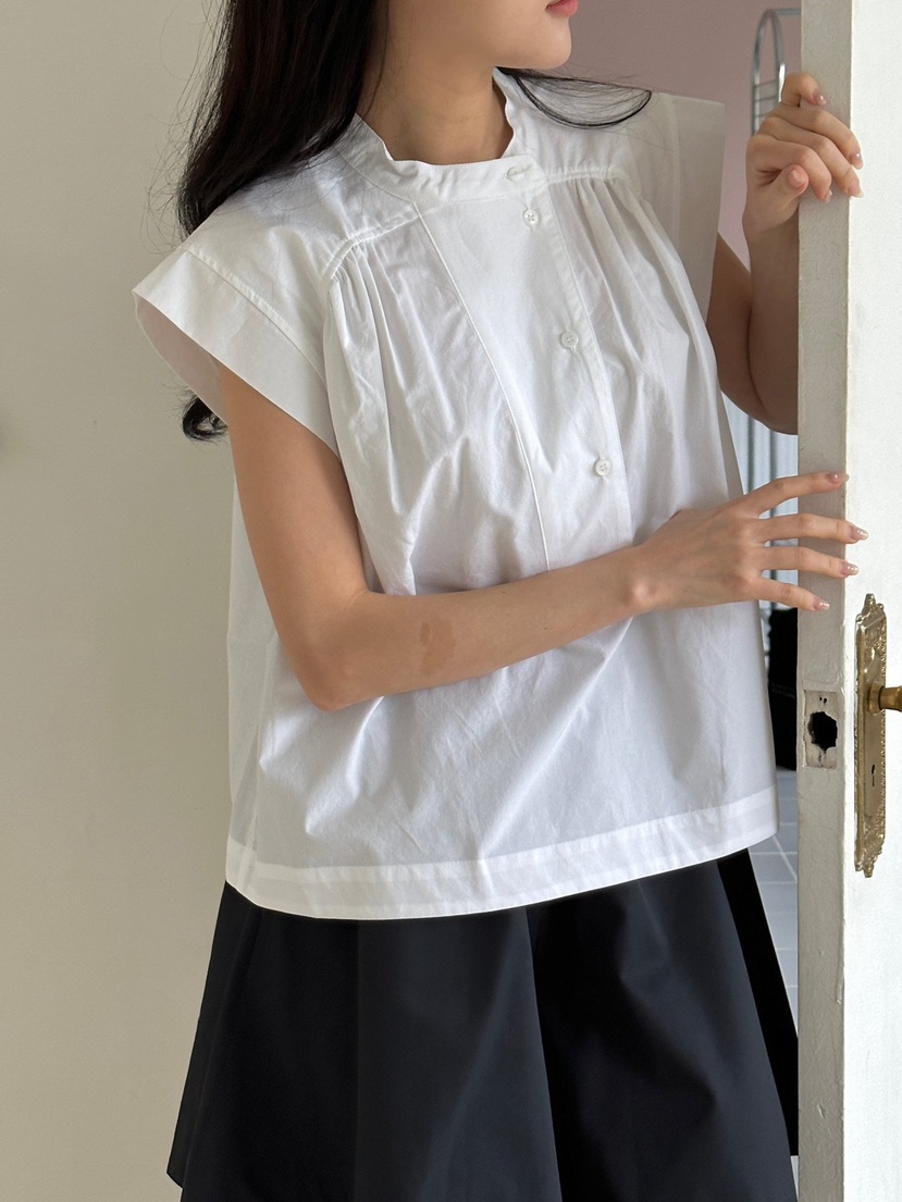 OHAO東大門實拍韓國女裝新品休閑26夏季26春夏襯衫蕾絲衫OHAO/HA MONG襯衫/蕾絲衫圖色2