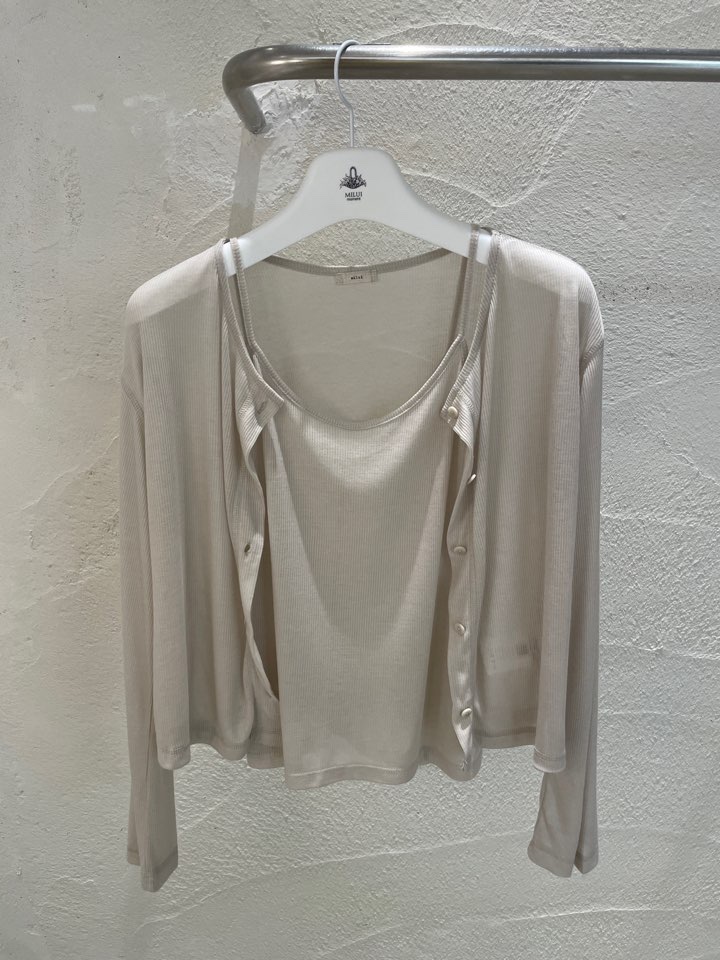 MILUI韓國直郵實拍女裝新品時尚熱賣休閑職業26夏季人氣套裝MILUI套裝圖色2