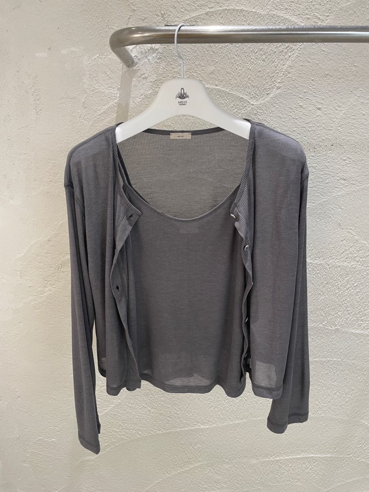 MILUI韓國直郵實拍女裝新品時尚熱賣休閑職業26夏季人氣套裝MILUI套裝圖色3