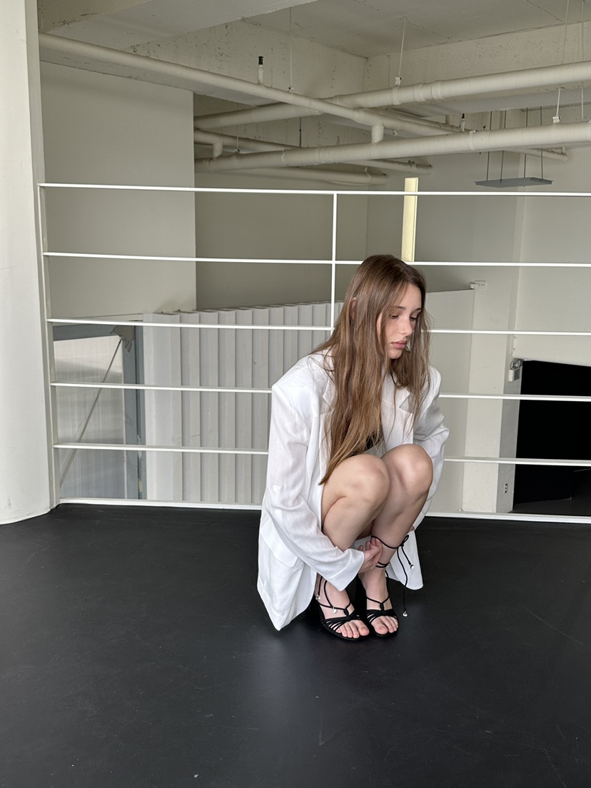 BOWIE韓國直郵女士新款推薦熱賣人氣休閑26春夏時尚夾克亞麻BOWIE夾克