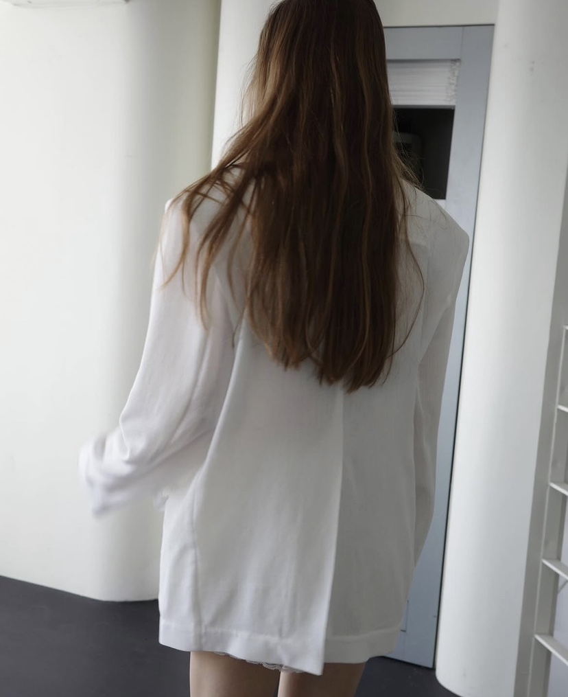 BOWIE韓國直郵女士新款推薦熱賣人氣休閑26春夏時尚夾克亞麻BOWIE夾克