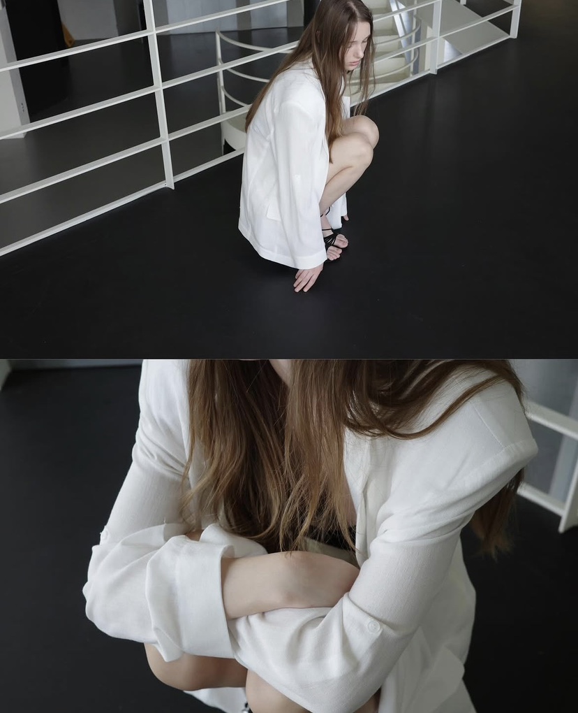 BOWIE韓國直郵女士新款推薦熱賣人氣休閑26春夏時尚夾克亞麻BOWIE夾克