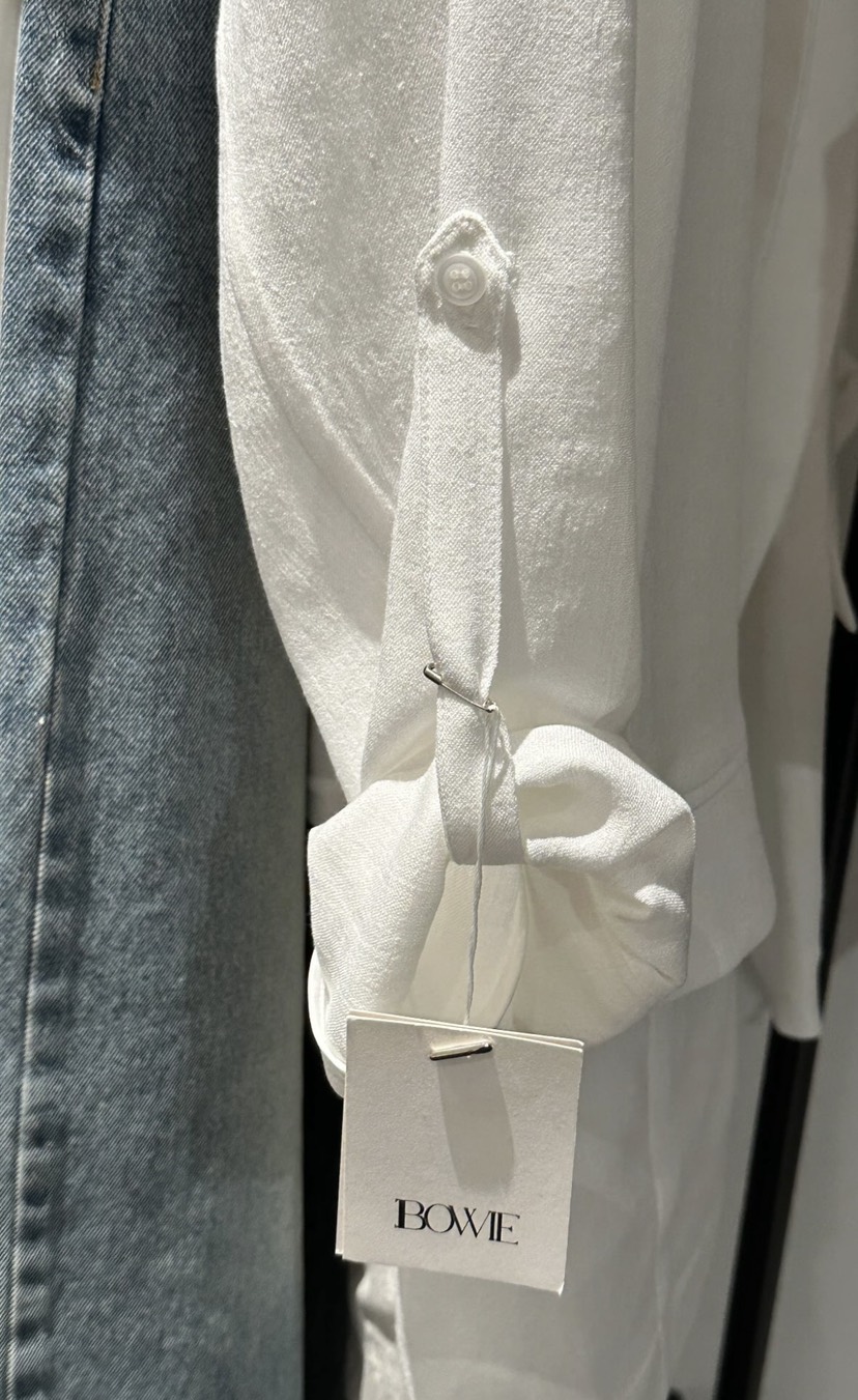 BOWIE韓國直郵女士新款推薦熱賣人氣休閑26春夏時尚夾克亞麻BOWIE夾克