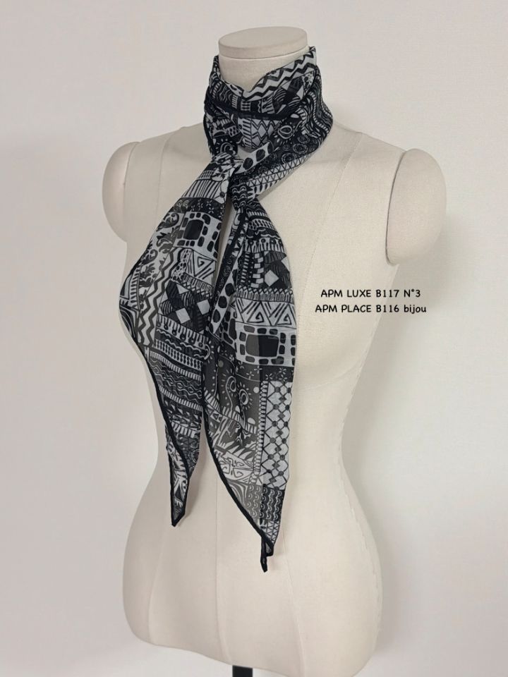 N3韓國直郵實拍女士新品推薦26春夏人氣時尚圍巾披肩雪紡N3圍巾/披肩