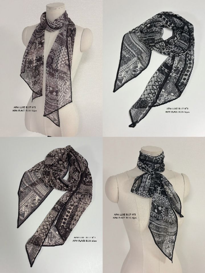 N3韓國直郵實拍女士新品推薦26春夏人氣時尚圍巾披肩雪紡N3圍巾/披肩