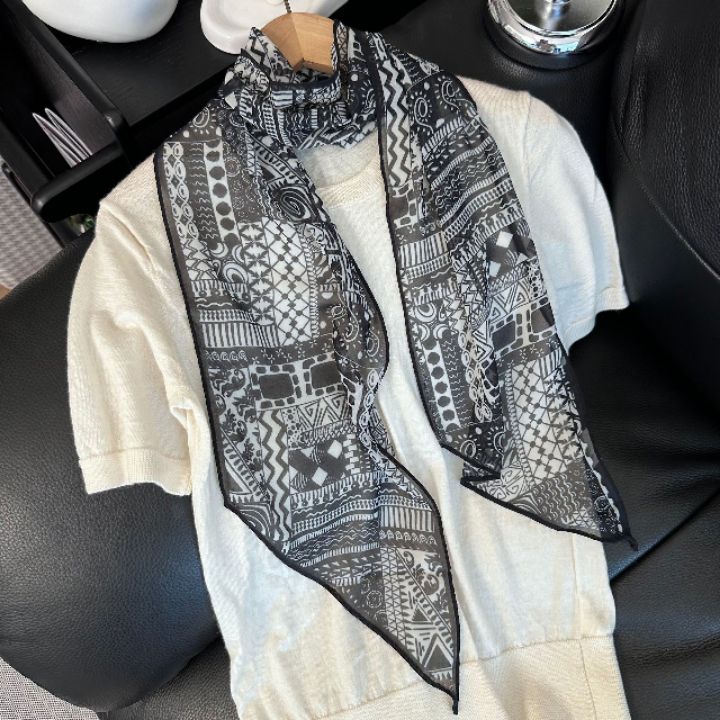 N3韓國直郵實拍女士新品推薦26春夏人氣時尚圍巾披肩雪紡N3圍巾/披肩