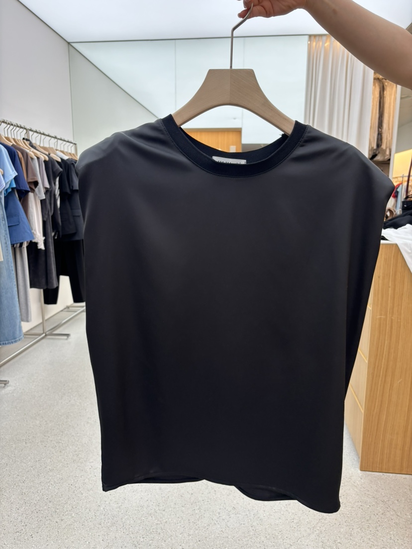 JUJU韓國代購女裝新款推薦26夏季休閑26春夏吊帶背心緞面JUJU吊帶/背心圖色3