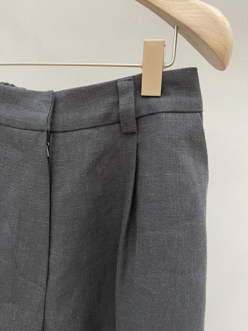 PLUS HONG-P韓國代購女士新品熱賣26春夏休閑人氣短褲亞麻LORA FAMILY/PLUS HONG短褲