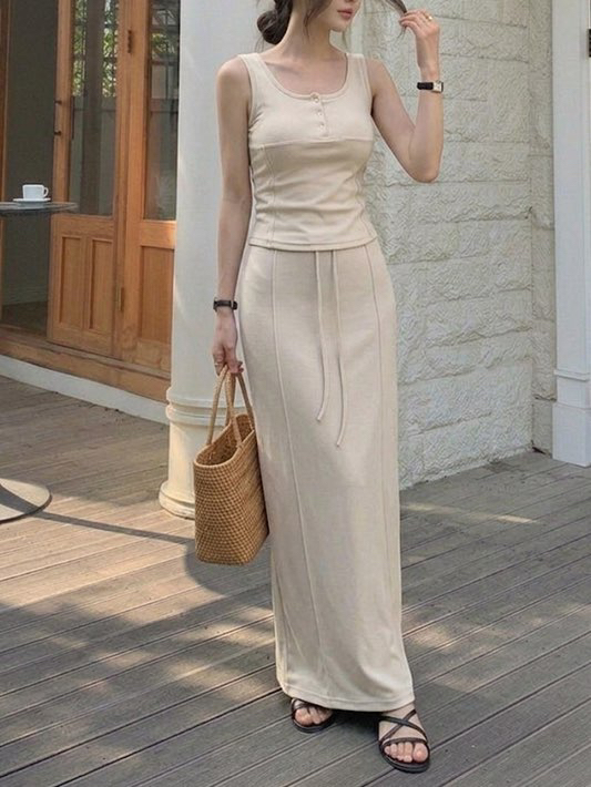 UNA/THE MAY韓國代購女士新品26春夏休閑人氣熱賣套裝套裝THEMAY/UNA套裝圖色1