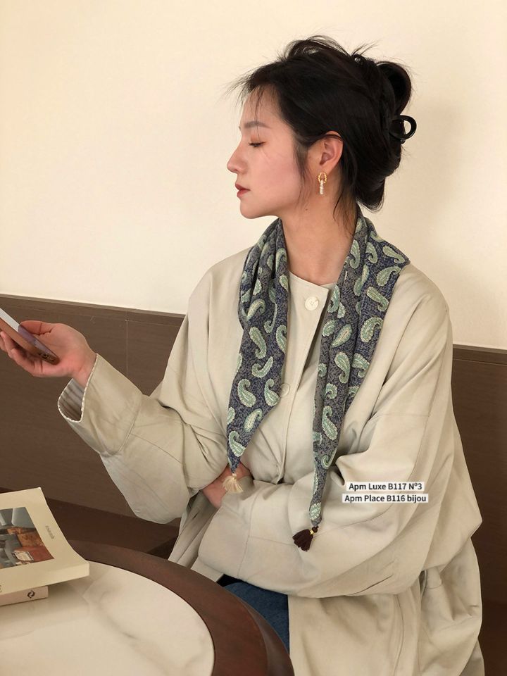 N3韓國東大門代購女士新款時尚職業26春夏人氣26夏季圍巾披肩N3圍巾/披肩