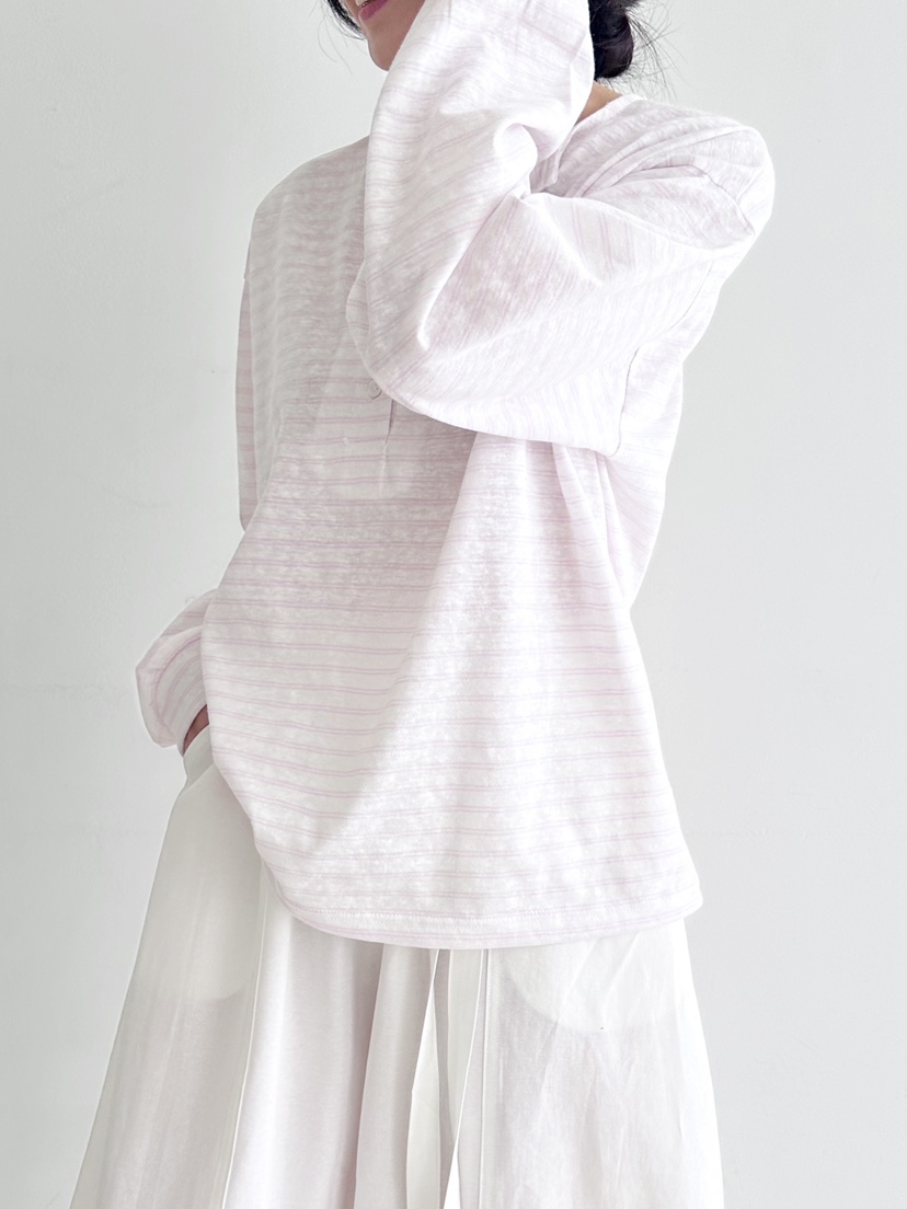 NOTHING韓國直郵女士新款休閑職業熱賣人氣時尚長袖T恤亞麻NOTHING長袖T恤