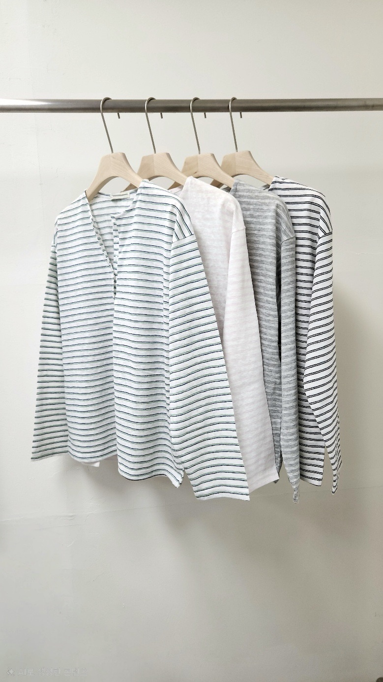 NOTHING韓國直郵女士新款休閑職業熱賣人氣時尚長袖T恤亞麻NOTHING長袖T恤