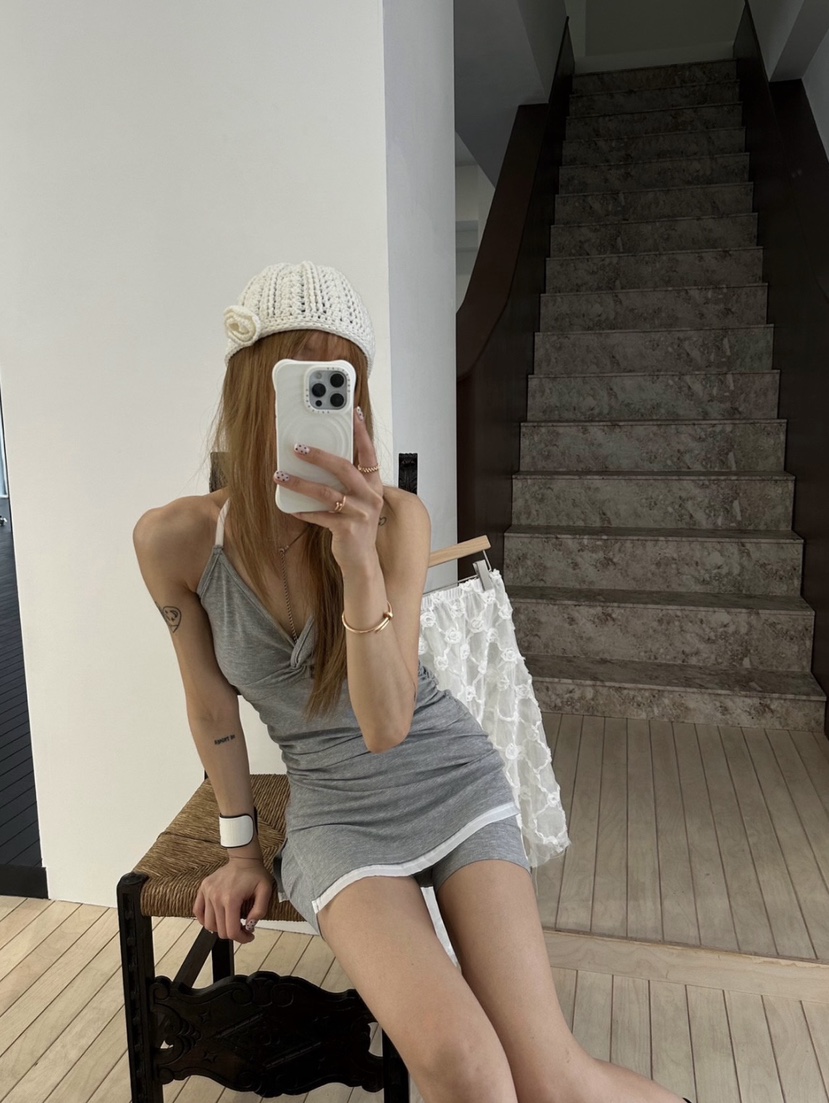 ZEROZERO韓國代購女裝新款熱賣26春夏休閑真品時尚裙褲開衩ZEROZERO裙褲