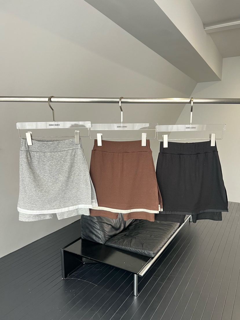 ZEROZERO韓國代購女裝新款熱賣26春夏休閑真品時尚裙褲開衩ZEROZERO裙褲