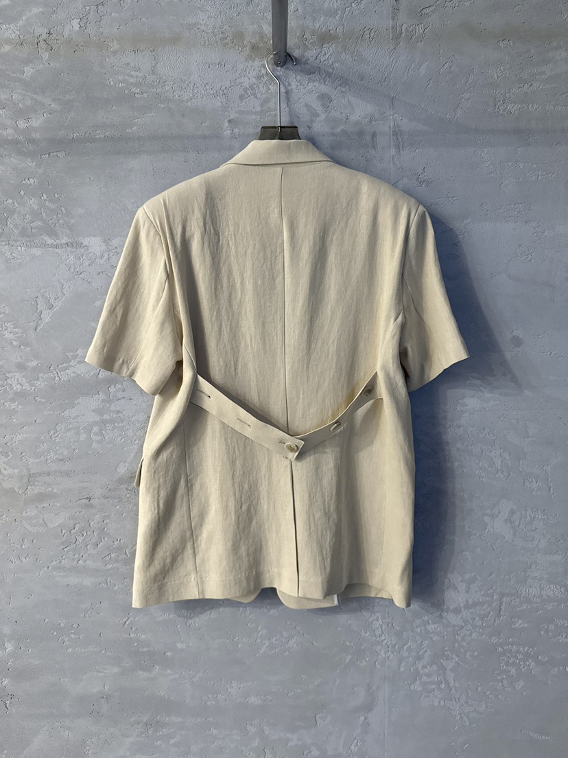 COME OPEN/HAPER韓國代購女裝新款休閑職業時尚夾克亞麻COME OPEN/HAPER夾克