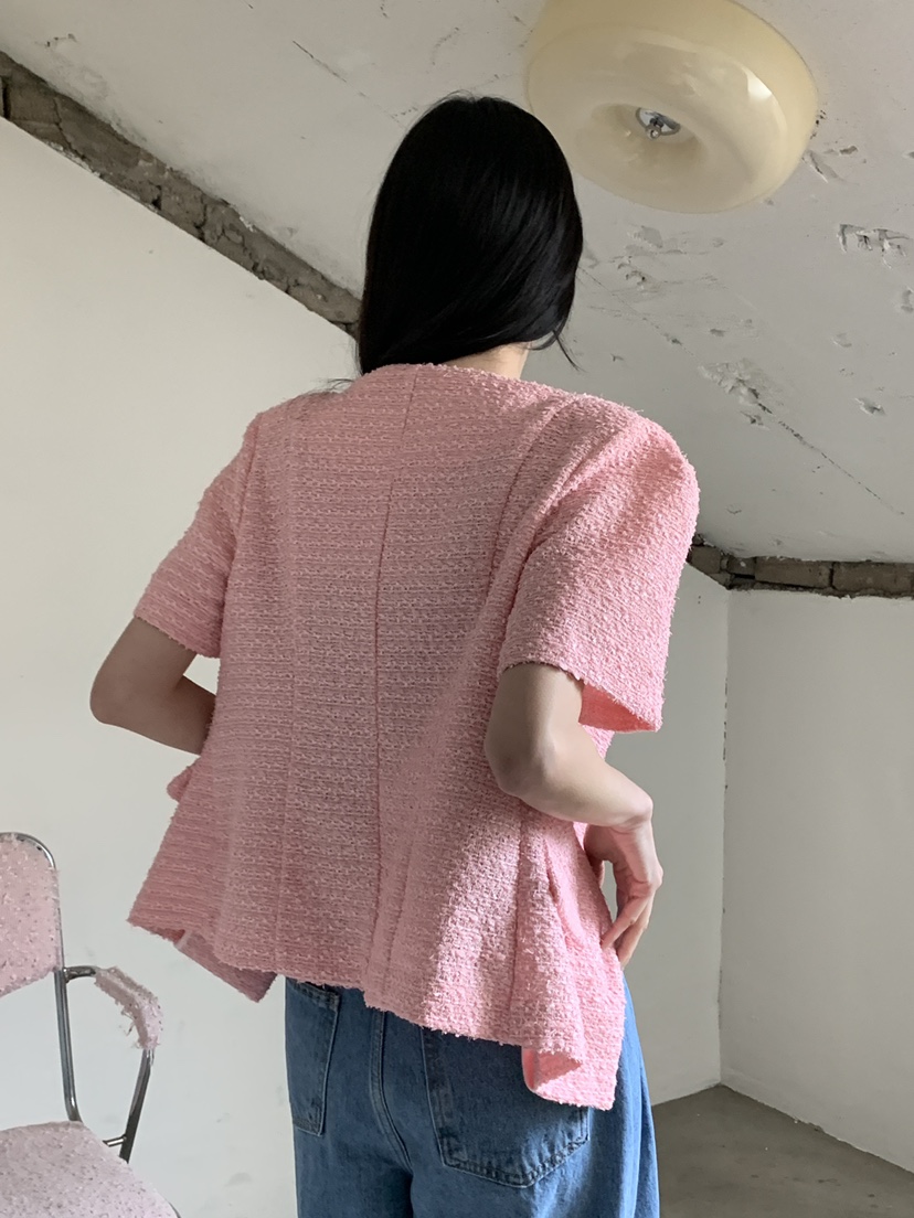 COME OPEN/HAPER東大門實拍女裝新品推薦職業夾克粗花呢COME OPEN/HAPER夾克