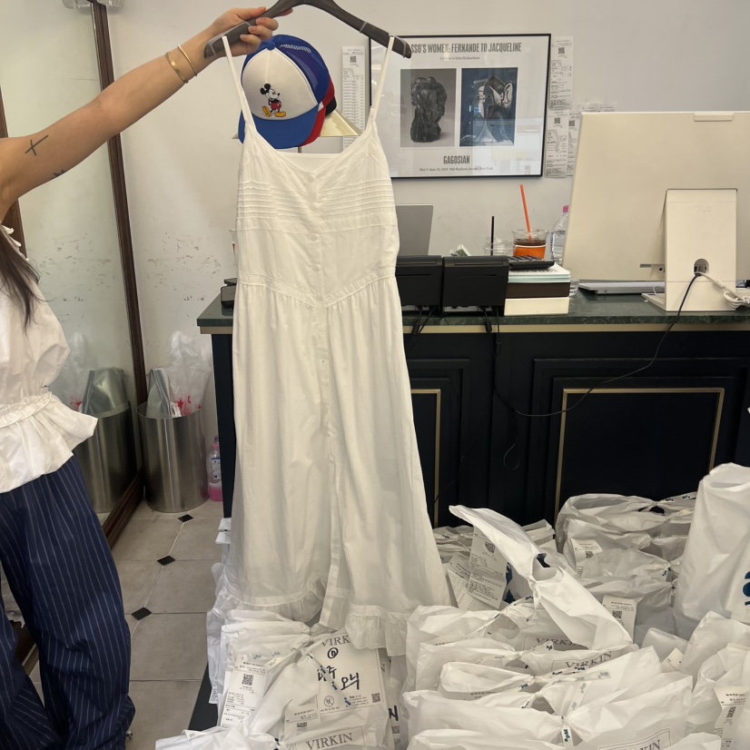 VIRKIN東大門直郵女士新品人氣職業真品推薦時尚休閑連衣裙VIRKIN連衣裙圖色1