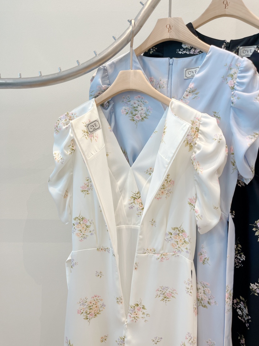 OVE東大門代購女士新品真品人氣休閑26春夏熱賣時尚連衣裙OVE連衣裙