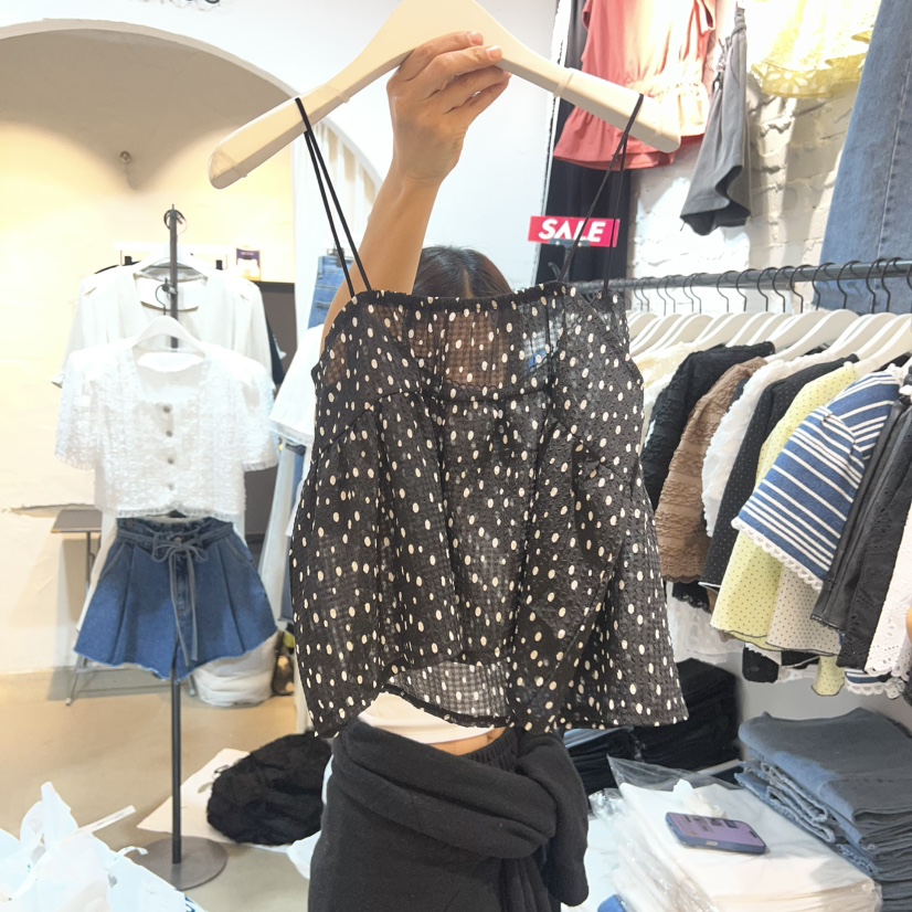 OZ東大門實拍女裝新款26春夏推薦人氣職業休閑吊帶背心蕾絲OZ.ounce吊帶/背心