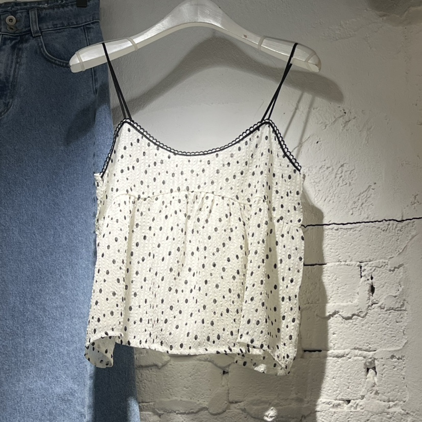 OZ東大門實拍女裝新款26春夏推薦人氣職業休閑吊帶背心蕾絲OZ.ounce吊帶/背心圖色1