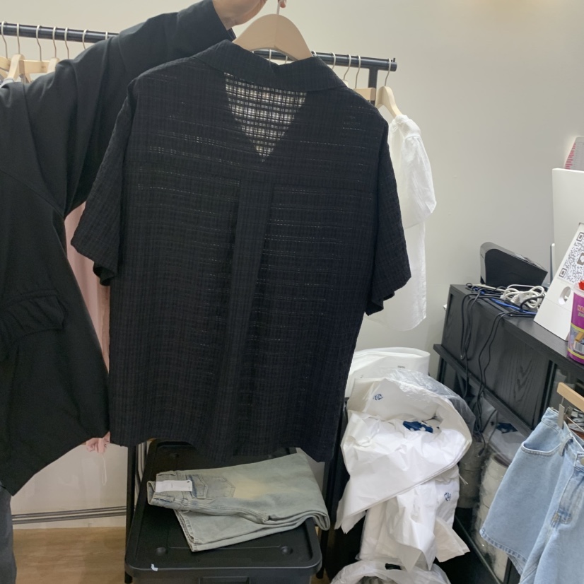 SPAGHETTI韓國直郵女裝新品時尚休閑熱賣職業人氣襯衫蕾絲衫spaghetti襯衫/蕾絲衫