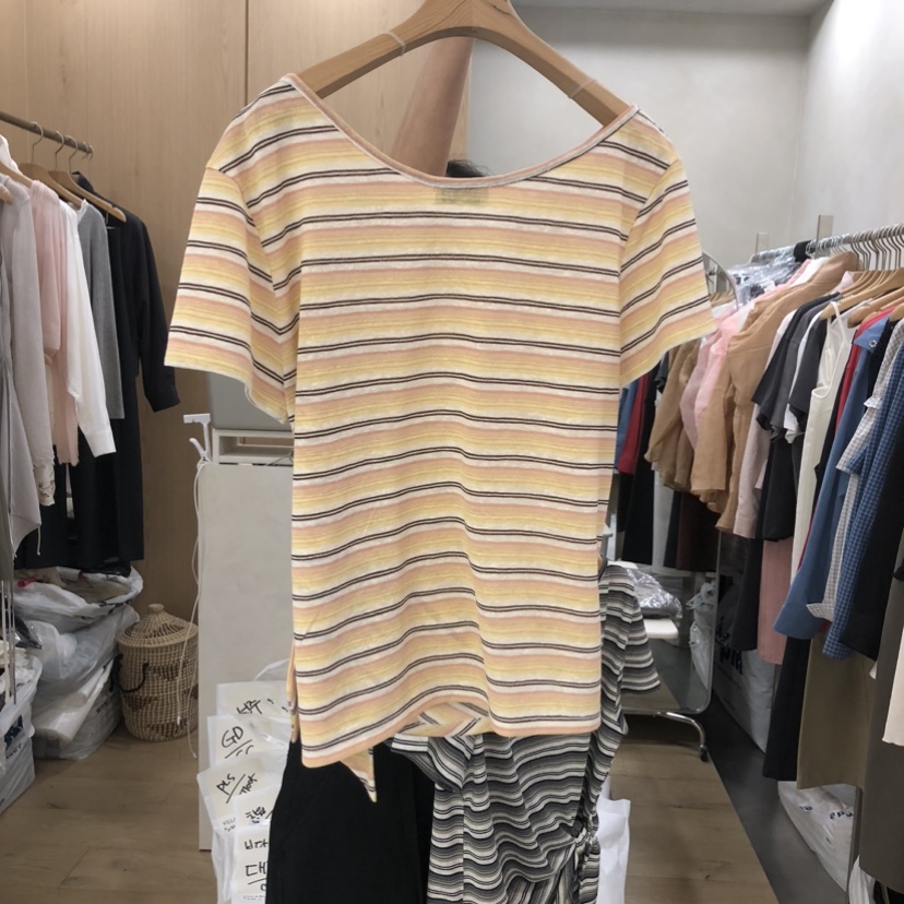 VILLABUTTON東大門實拍女士新品職業熱賣休閑推薦26春夏T恤VILLABUTTONT恤