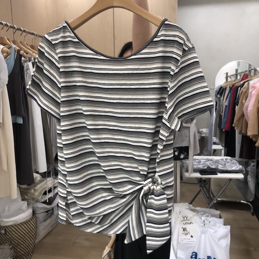 VILLABUTTON東大門實拍女士新品職業熱賣休閑推薦26春夏T恤VILLABUTTONT恤圖色2