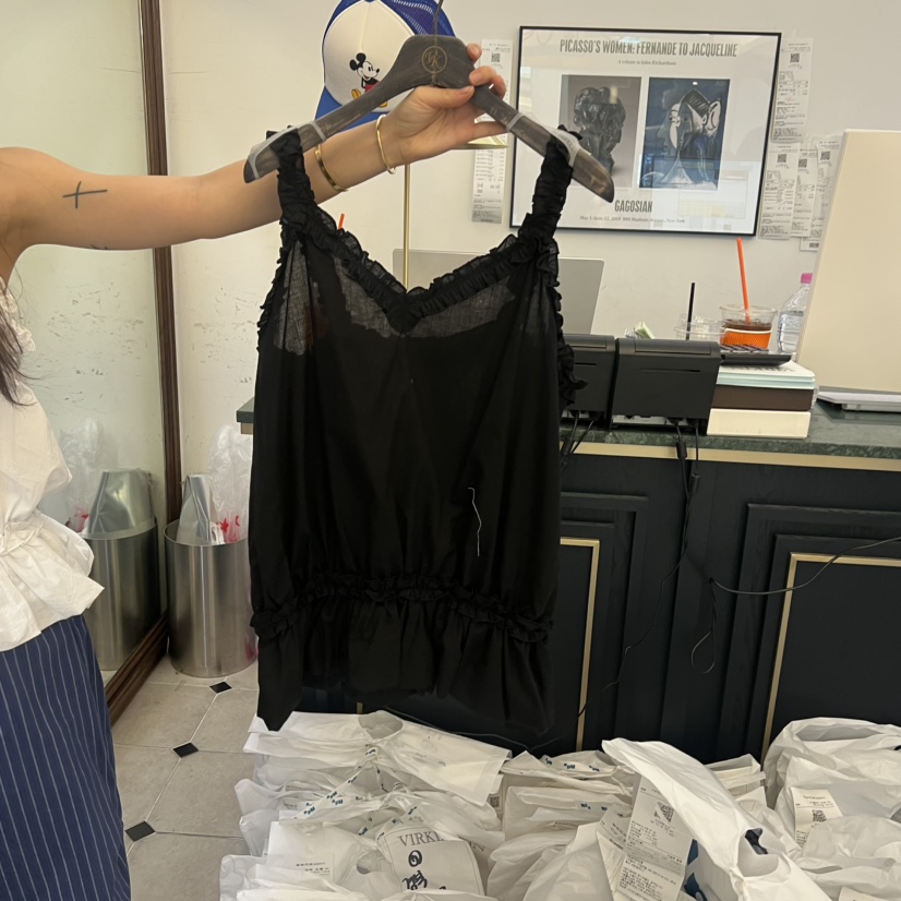 VIRKIN韓國代購女裝新款26春夏真品推薦休閑職業吊帶背心VIRKIN吊帶/背心圖色3