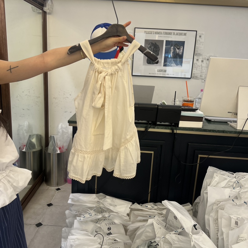 VIRKIN東大門實拍女士新品26春夏人氣吊帶背心不含項鏈露肩VIRKIN吊帶/背心