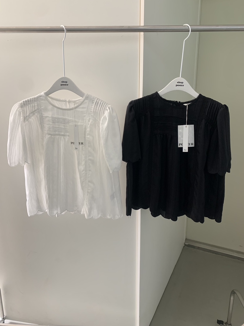 SHOP POSTER東大門實拍女裝新款時尚人氣熱賣襯衫蕾絲衫SHOP_POSTER襯衫/蕾絲衫