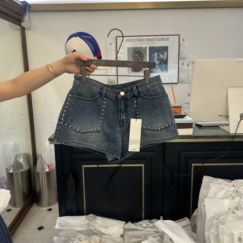 VIRKIN韓國代購女裝新款休閑職業人氣26春夏熱賣推薦短褲VIRKIN短褲圖色2