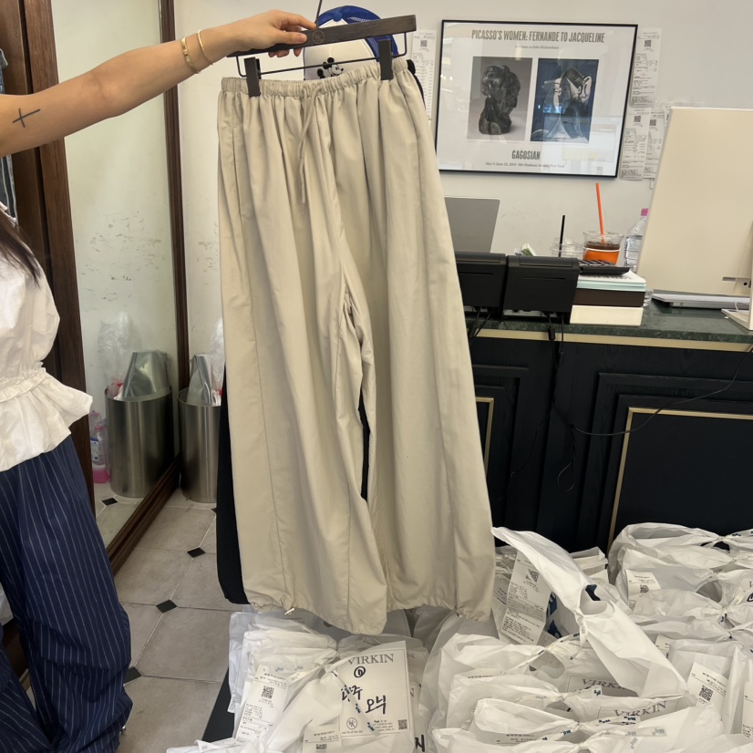 VIRKIN韓國代購女士新款休閑職業時尚人氣真品26春夏休閑褲VIRKIN休閑褲圖色2