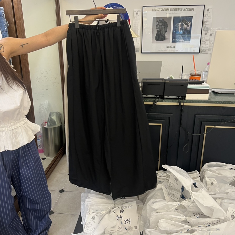 VIRKIN韓國代購女士新款休閑職業時尚人氣真品26春夏休閑褲VIRKIN休閑褲圖色4