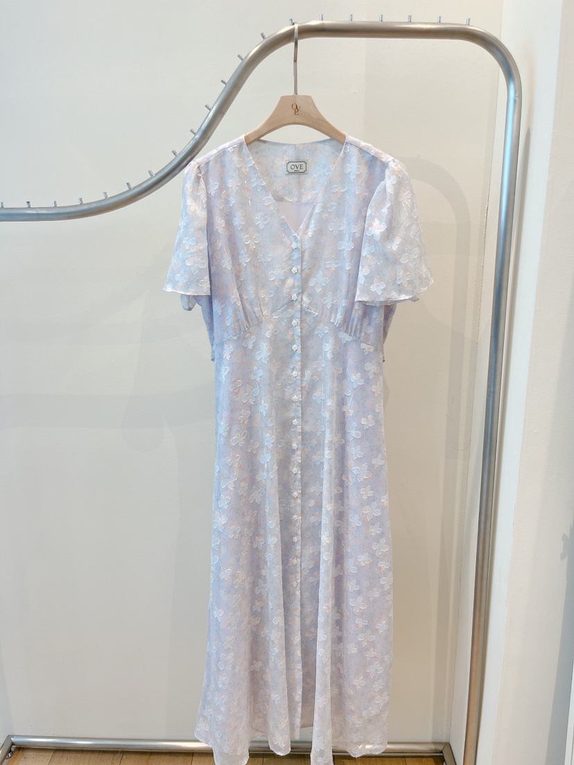 OVE韓國直郵女士新款人氣真品時尚熱賣職業26春夏推薦連衣裙OVE連衣裙圖色1