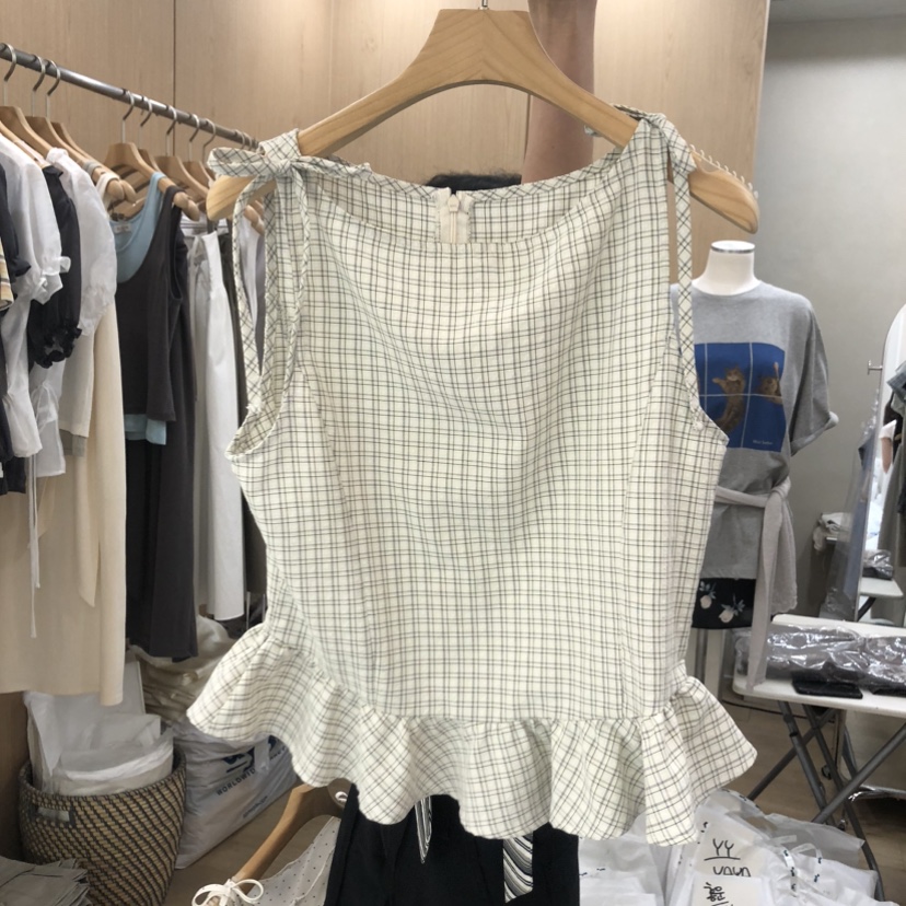 VILLABUTTON韓國代購女士新品26春夏人氣休閑職業襯衫蕾絲衫VILLABUTTON襯衫/蕾絲衫圖色2