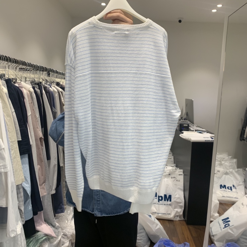 GABRIELLE東大門實拍女裝新款職業人氣真品長袖T恤亞麻針織GABRIELLE長袖T恤