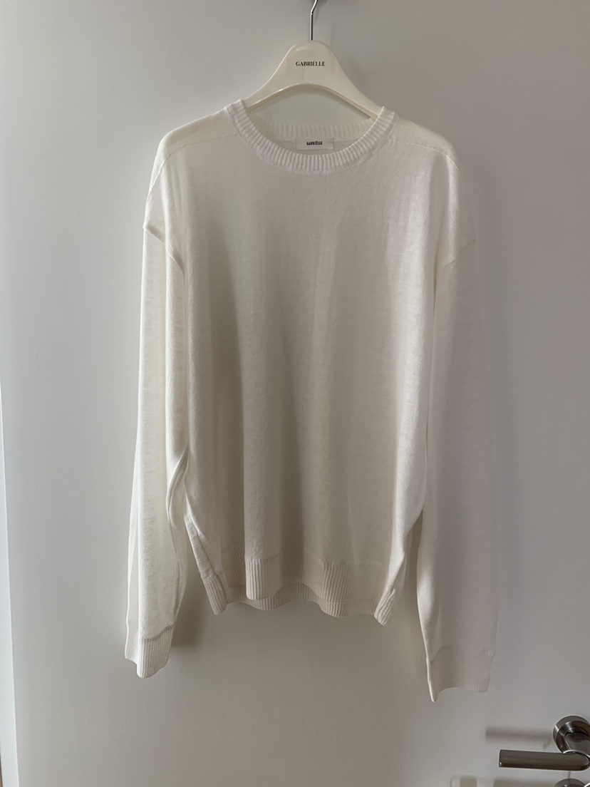 GABRIELLE東大門實拍女裝新款職業人氣真品長袖T恤亞麻針織GABRIELLE長袖T恤圖色1