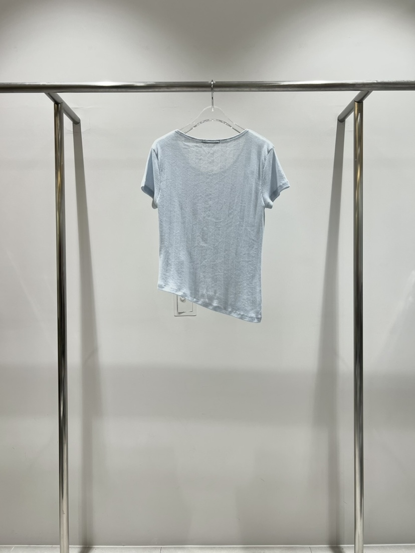 CESTLAVIE東大門直郵女士新款時尚休閑26春夏熱賣T恤U領毛絨CESTLAVIET恤