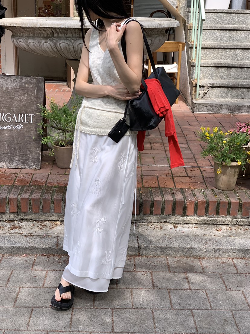 B_GARDER東大門直郵女裝新款真品26春夏休閑時尚熱賣長裙B.GARDER長裙