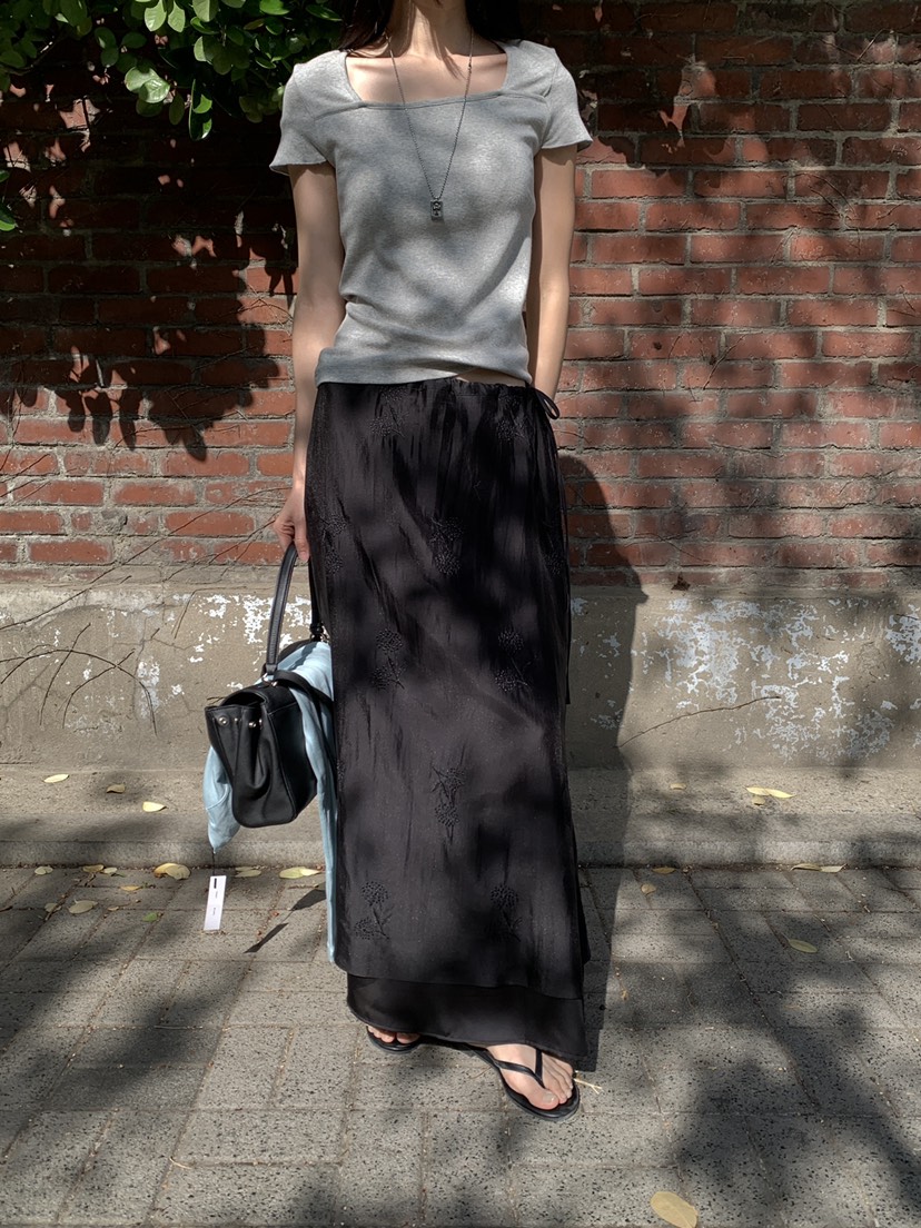 B_GARDER東大門直郵女裝新款真品26春夏休閑時尚熱賣長裙B.GARDER長裙