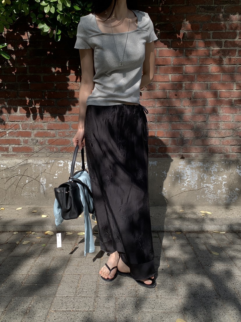 B_GARDER東大門直郵女裝新款真品26春夏休閑時尚熱賣長裙B.GARDER長裙