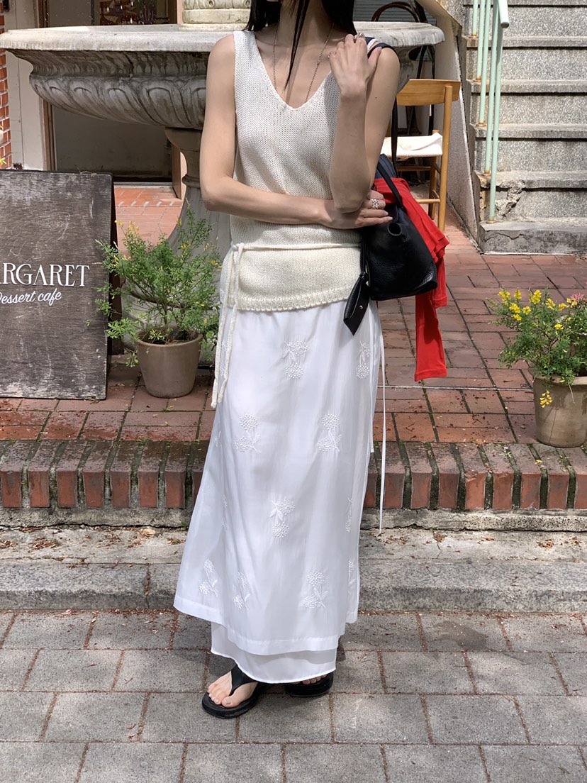 B_GARDER東大門直郵女裝新款真品26春夏休閑時尚熱賣長裙B.GARDER長裙圖色1