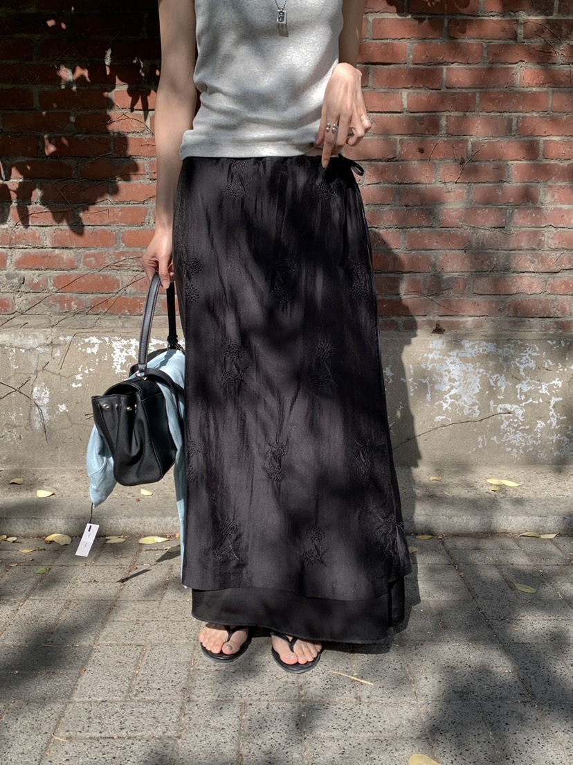 B_GARDER東大門直郵女裝新款真品26春夏休閑時尚熱賣長裙B.GARDER長裙圖色2