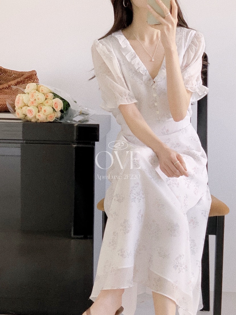 OVE東大門代購女裝新品休閑真品熱賣推薦職業時尚26春夏連衣裙OVE連衣裙