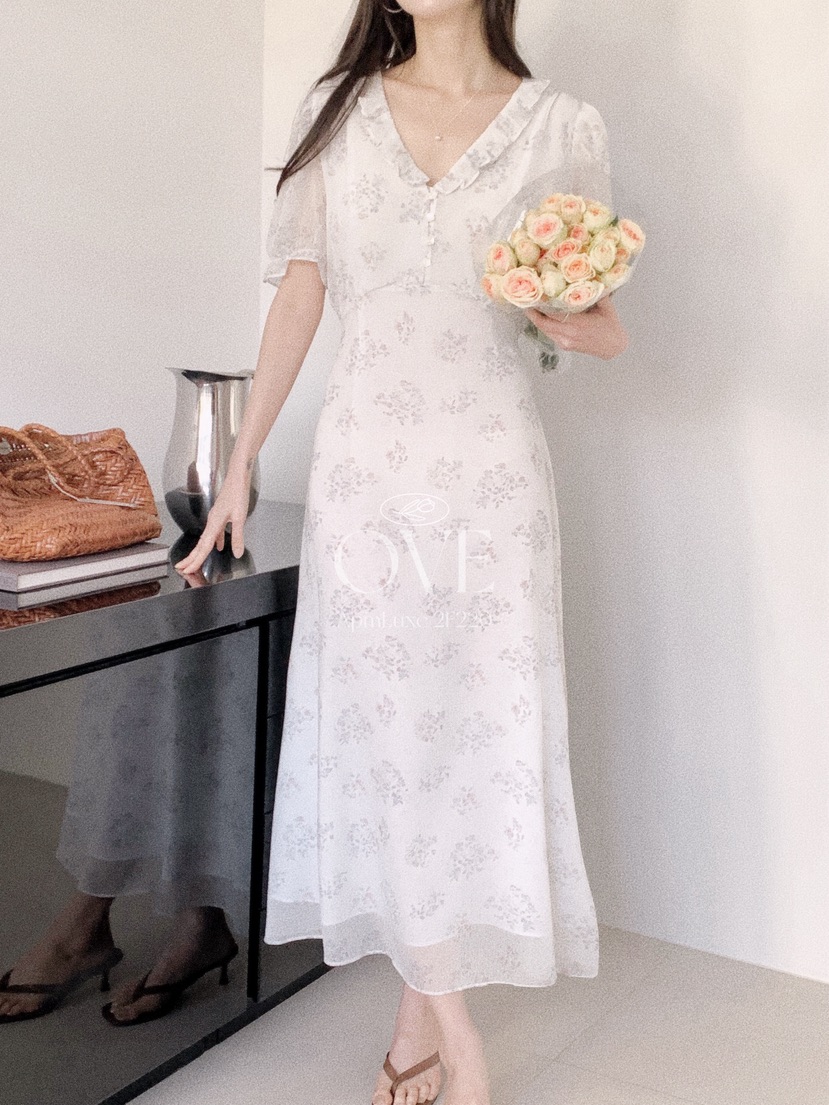 OVE東大門代購女裝新品休閑真品熱賣推薦職業時尚26春夏連衣裙OVE連衣裙