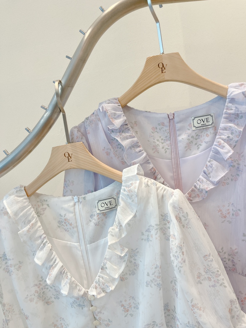 OVE東大門代購女裝新品休閑真品熱賣推薦職業時尚26春夏連衣裙OVE連衣裙