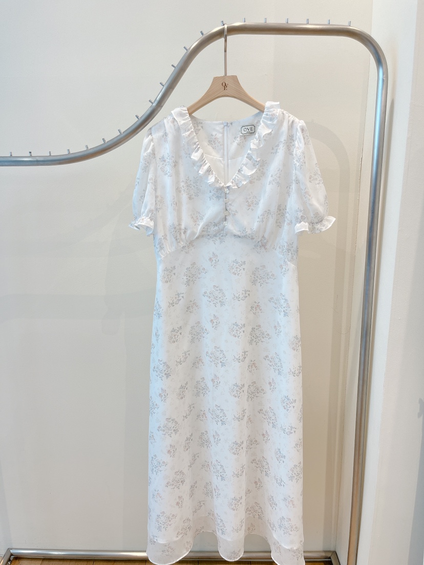 OVE東大門代購女裝新品休閑真品熱賣推薦職業時尚26春夏連衣裙OVE連衣裙圖色1