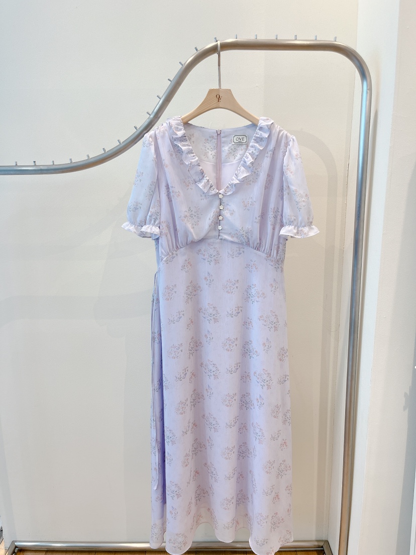 OVE東大門代購女裝新品休閑真品熱賣推薦職業時尚26春夏連衣裙OVE連衣裙圖色2