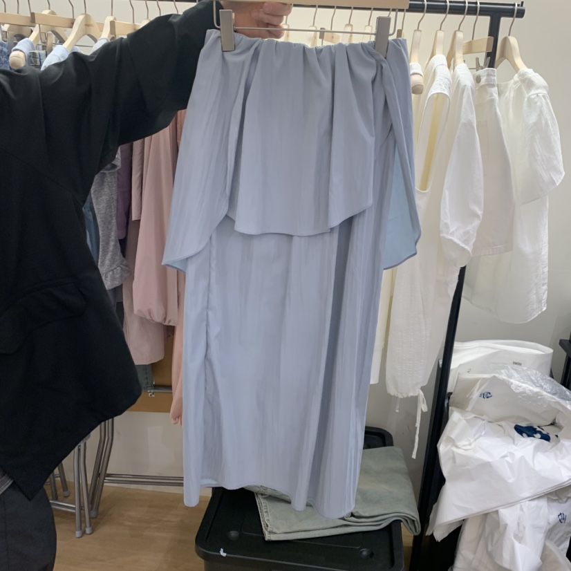 SPAGHETTI韓國直郵實拍女士新品熱賣休閑推薦26春夏時尚長裙spaghetti長裙圖色2