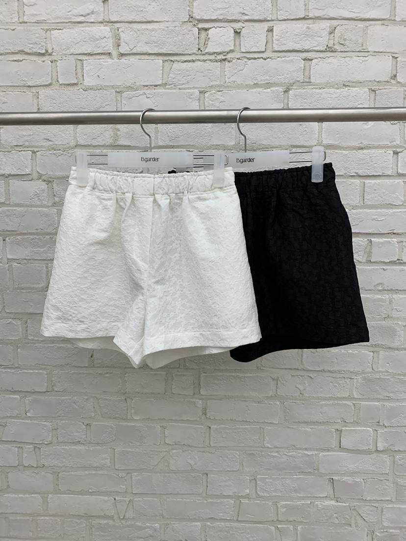 B_GARDER韓國直郵實拍女士新款熱賣職業時尚26春夏短褲提花B.GARDER短褲